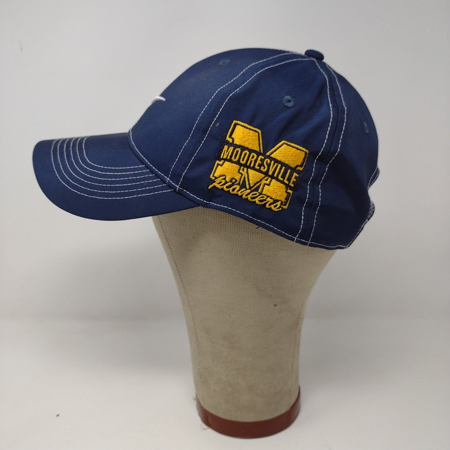 Nike Golf Strapback Hat Mooresville Pioneers Embroidered Swoosh Logo Blue OSFM