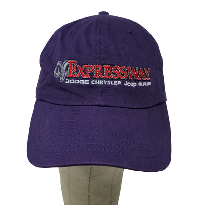 Expressway Dodge, Chrysler, Jeep, Ram Slideback Hat Purple OSFM Embroidered