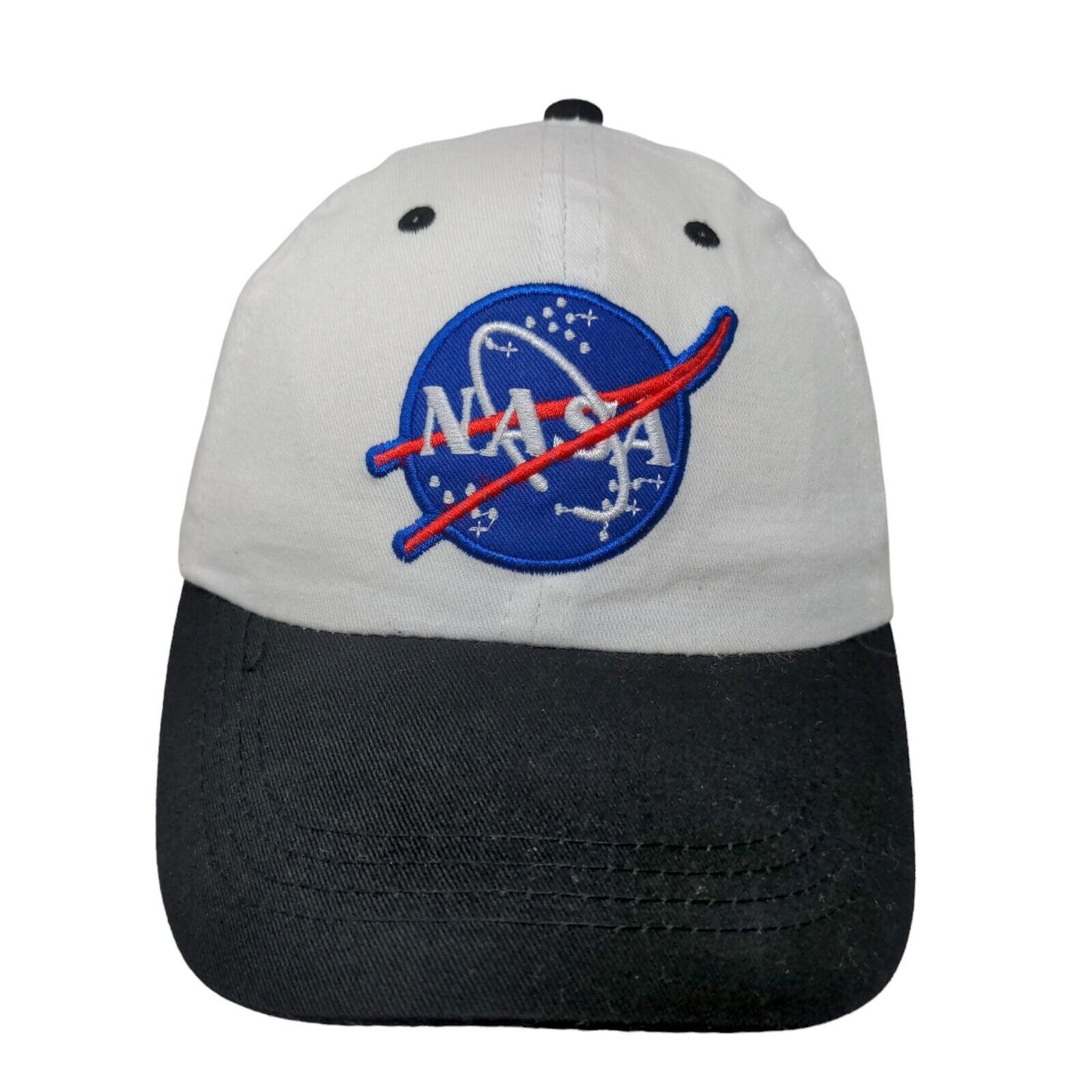 Get Real Gear Boy's Strapback Hat White Size 56 CM Embroidered NASA Logo