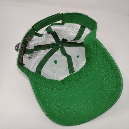 Groggy Dog Ahead Extreme Fit Strapback Meshback Hat Green White W/Tags