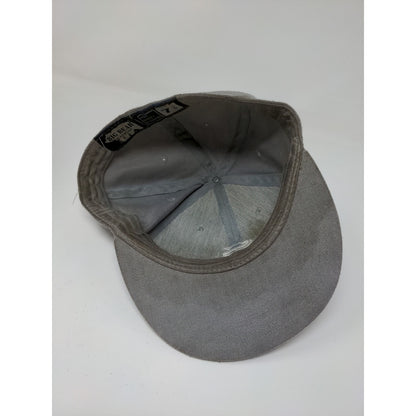 MLB Chicago White Sox Fitted Hat Size 7 3/8 Gray Big Bear Cap Embroidered Logo