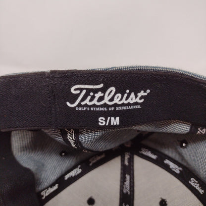 Titleist Golf Hat Size S/M Gray Embroidered Spell Out Logo Polyester