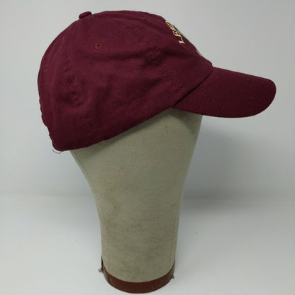 Lemon Creek Winery Slideback Hat Red Adjustable Embroidered Logo Grapes