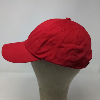 Unbranded Men's Slideback Hat Red Adjustable Blank Baseball Cap