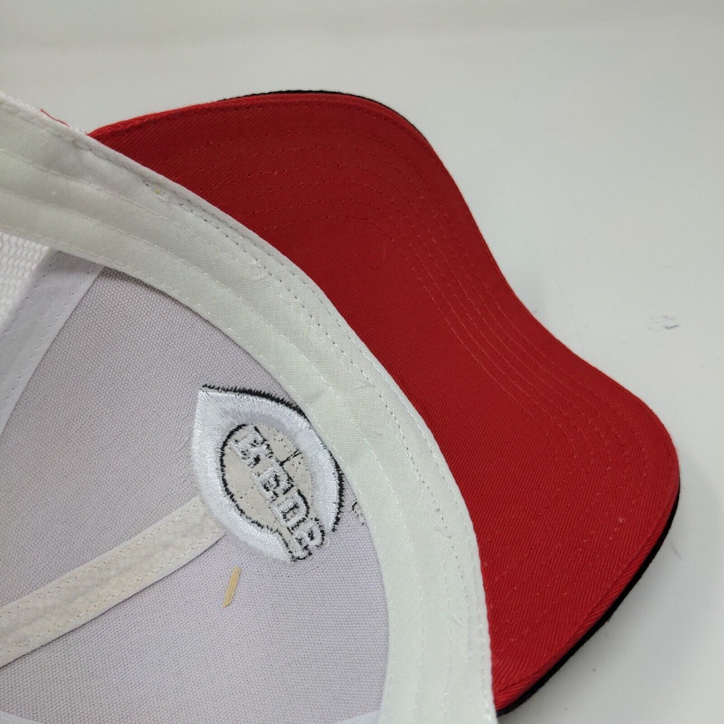 Cincinnati Reds MLB Snapback Mesh Back Hat Gold White Adjustable Montgomery Inn