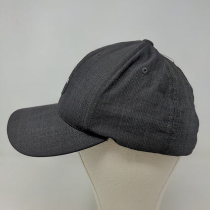 Hurley Men's 20 Dri Snapback Hat Gray Adjustable Patch Logo Poly Blend
