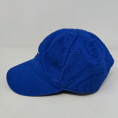 Nike Baby Infant Strapback Hat Blue Embroidered Swoosh Logo Cotton