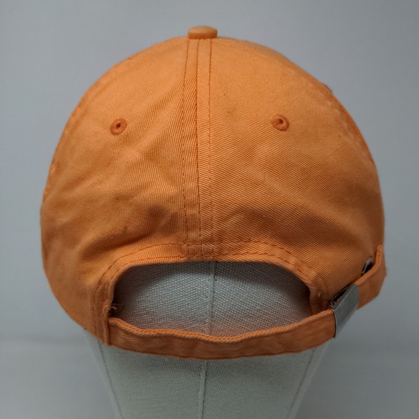 Etkos Men's Slideback Hat Orange Size OSFA Blank 100% Cotton