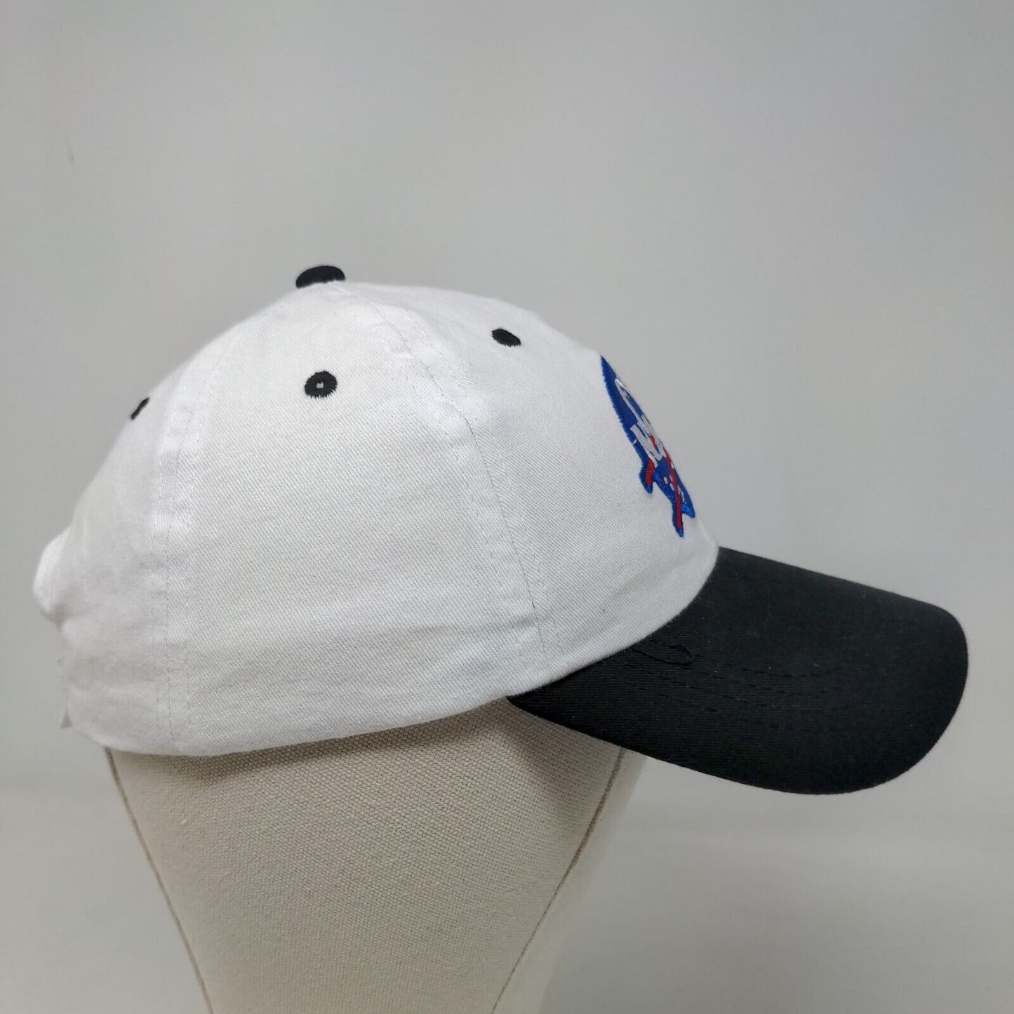 Get Real Gear Boy's Strapback Hat White Size 56 CM Embroidered NASA Logo