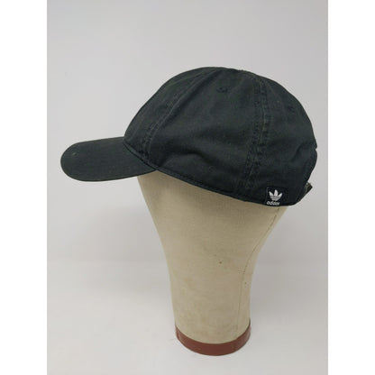 Adidas Slideback Hat OSFM Black Adjustable Brand With 3 Stripes