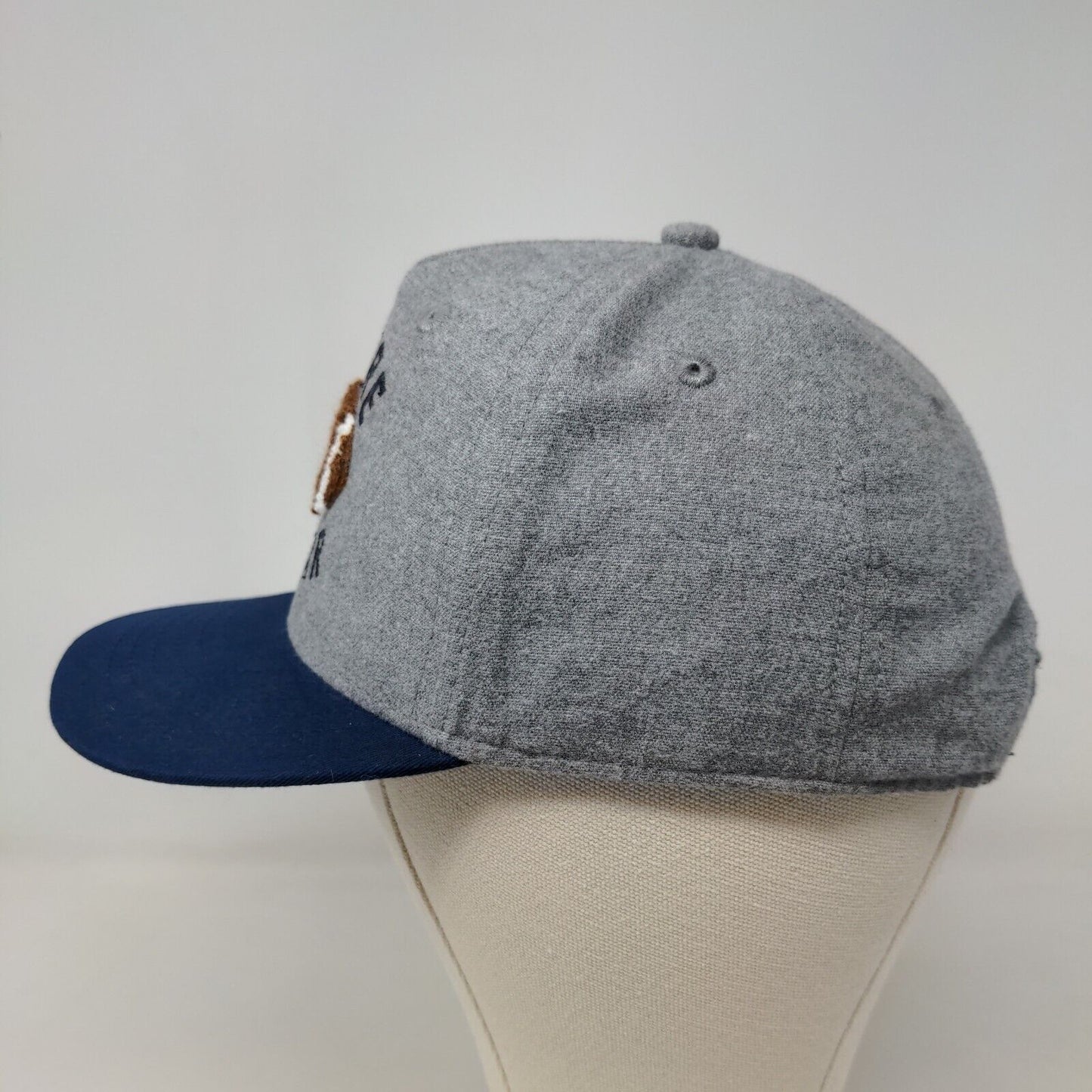 Carter's Boy's Snapback Hat Blue Gray Size 4-7 Embroidered Football Logo