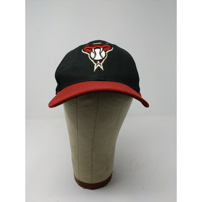 New Era 59Fifty Arizona Diamondbacks D Backs Fitted Hat Size 7 1/4 Black Red