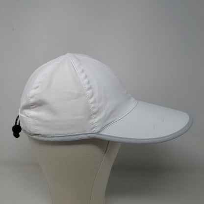 Coolibar UPF 50+ Men's Lenny Sport Cap White Size S/M Drawstring 100% Polyester