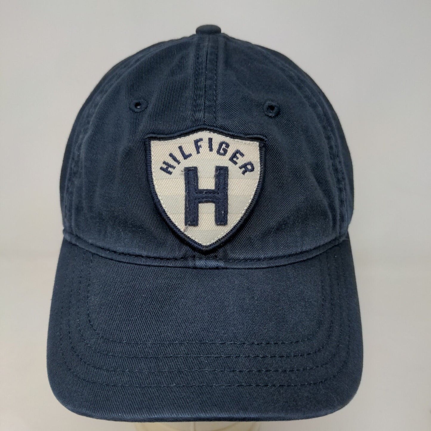 Tommy Hilfiger Men's Slideback Hat Blue Adjustable Embroidered Shield Logo