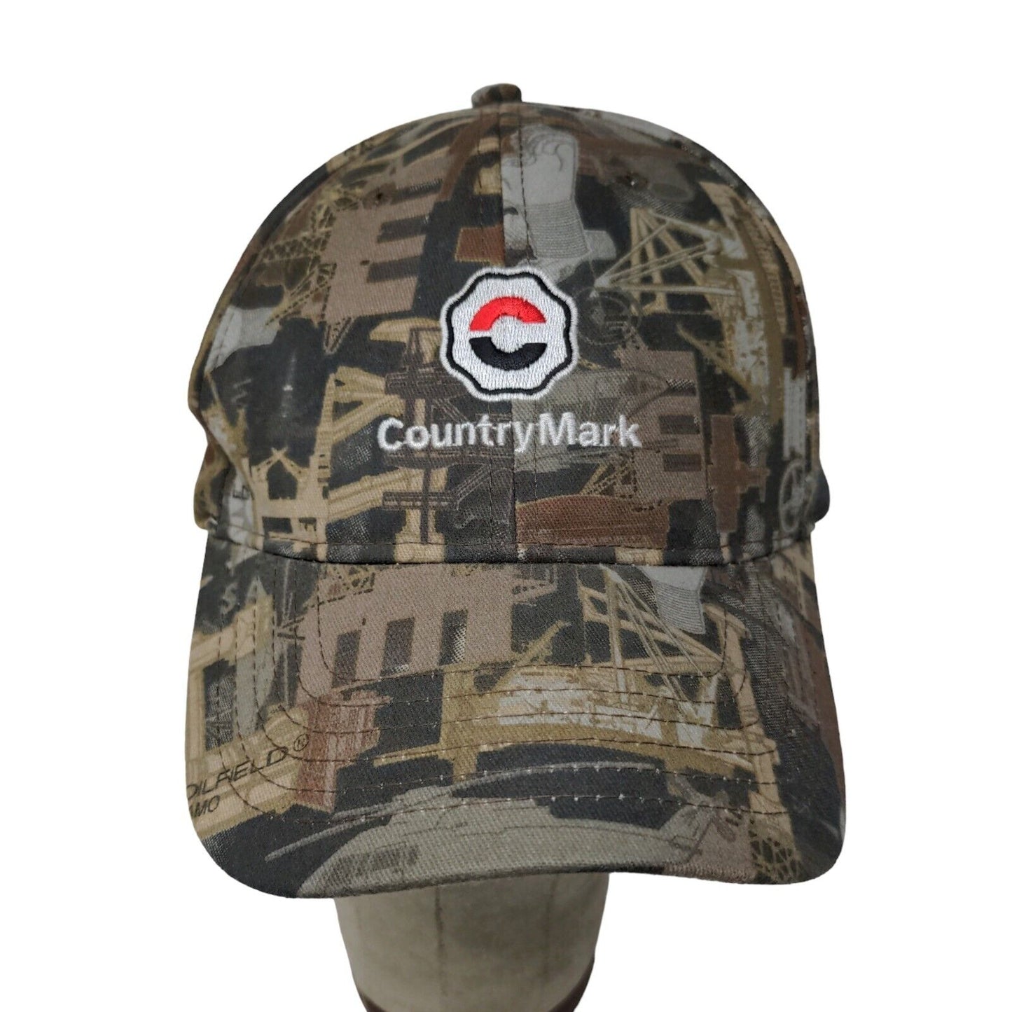 Countrymark Official Oilfield Camo Midwest Fuel Trucker Hat Cap Strapback OSFA