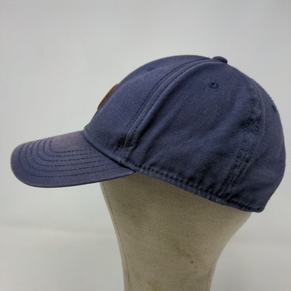 Timberland Men's Slideback Hat Blue Patch Logo 100% Cotton Original 10061