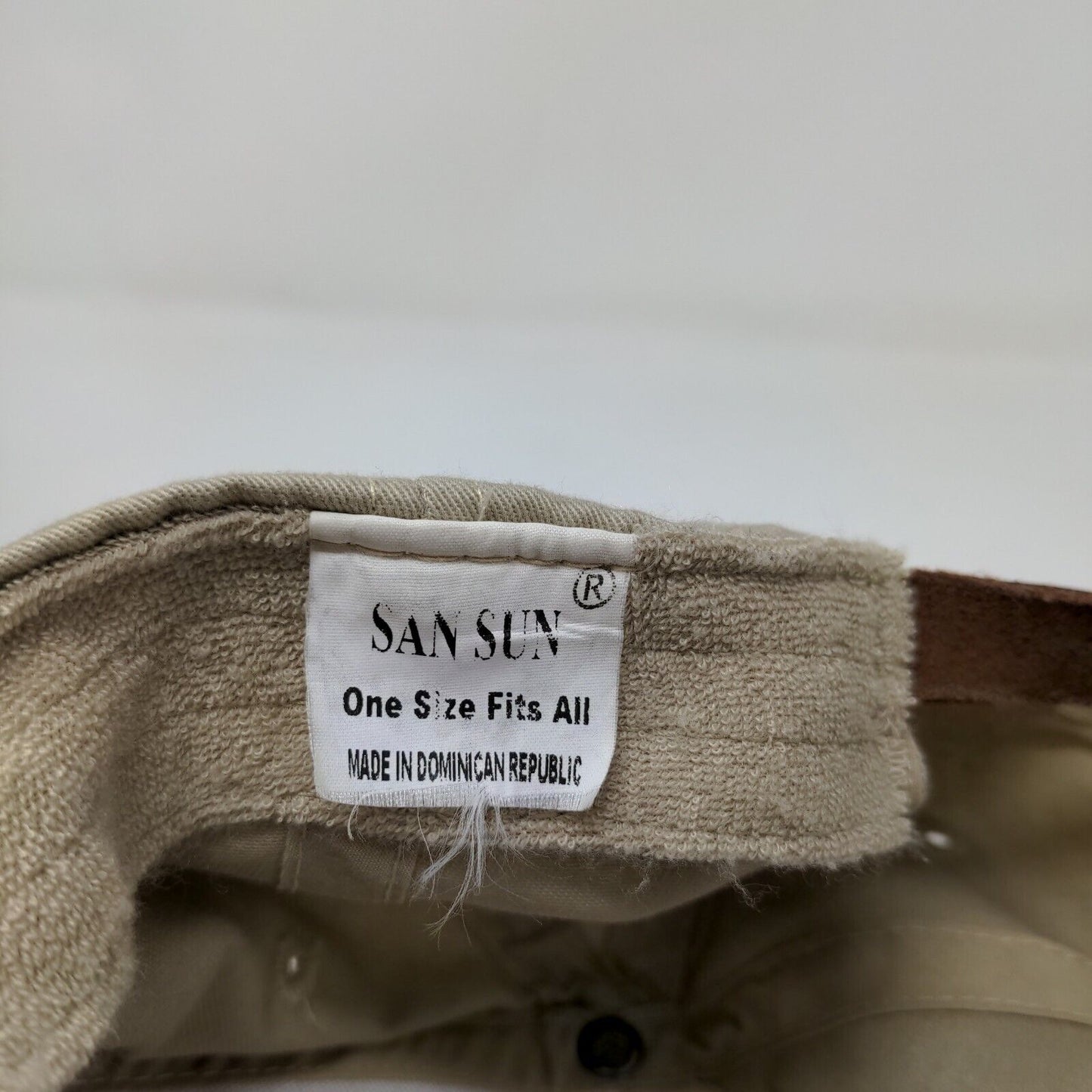 San Sun Men's 2005 Murat Indianapolis Shriners Slideback Hat Tan OSFA