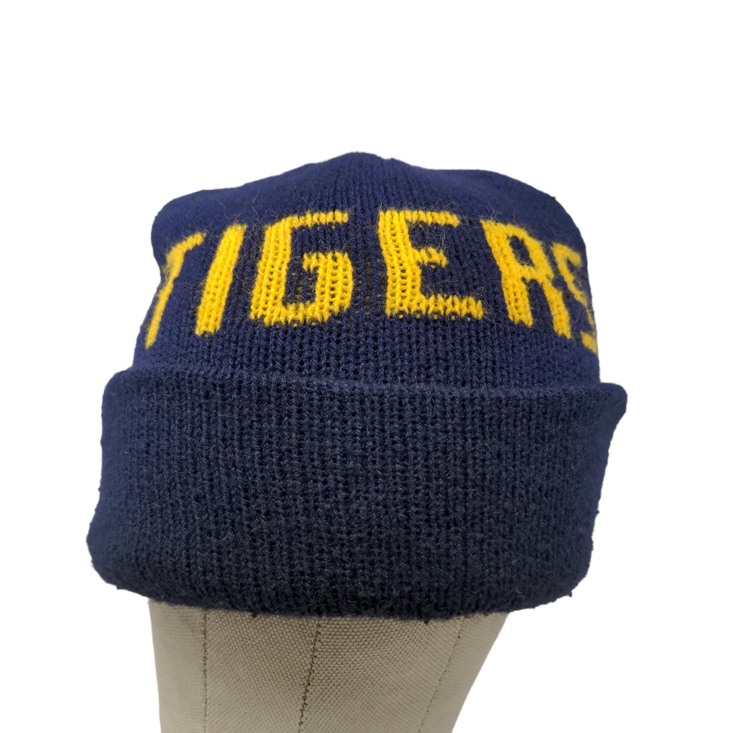 Unbranded Men's Missouri Tigers Knit Beanie Hat Cap Blue OSFA Spell Out