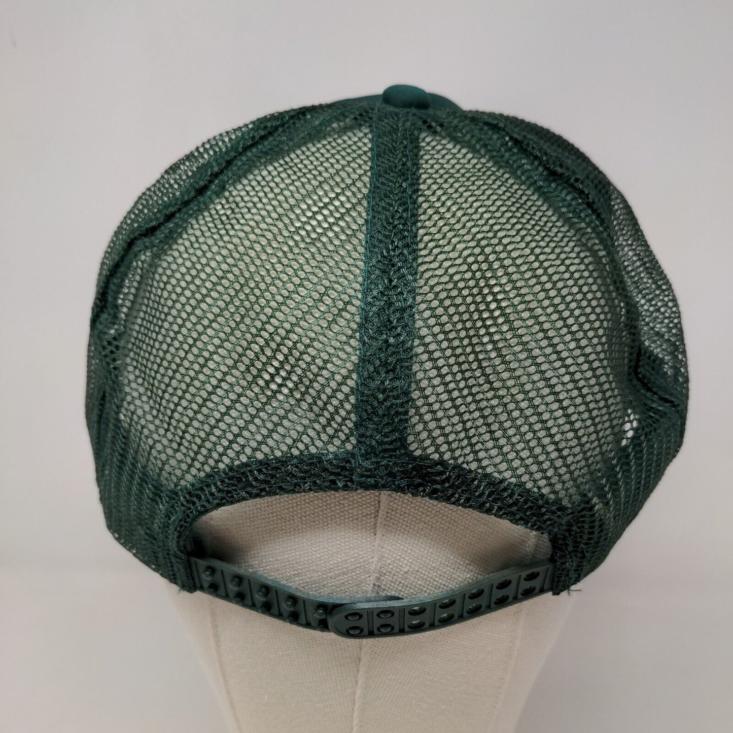 Cobra Caps Men's Snapback Mesh Back Hat Green Size OSFA Happy Travelers Logo