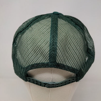 Cobra Caps Men's Snapback Mesh Back Hat Green Size OSFA Happy Travelers Logo