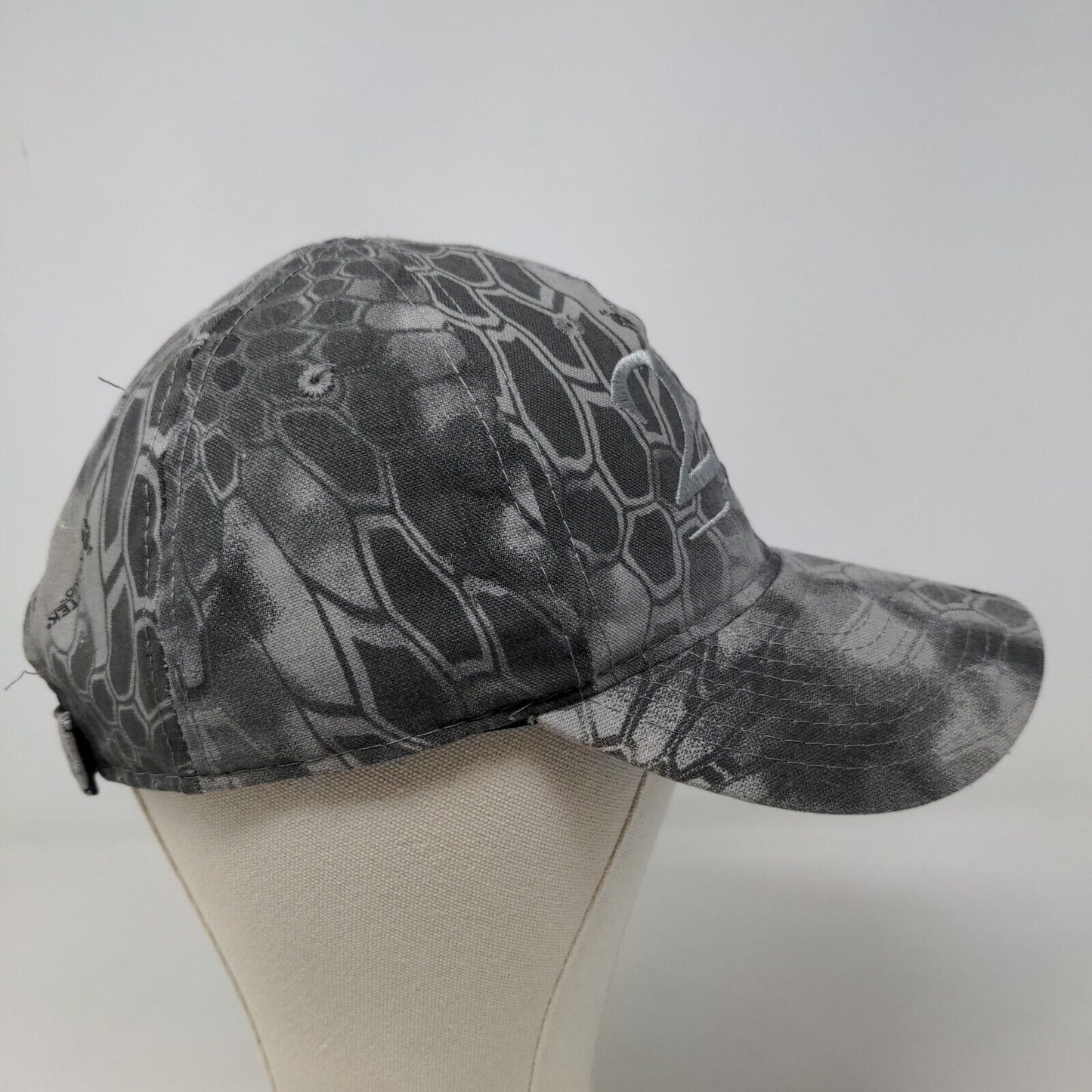 Kryptek Men's Strapback hat Gray Snake Scale Pattern Size Adult 2A 2nd Amendment