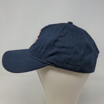 Port & Company Men's Slideback Hat Blue Embroidered Logo 100% Cotton