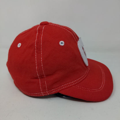 BabyGap Boy's Stretchy Hat Red Size 18-24 Months G Patch Logo 100% Cotton