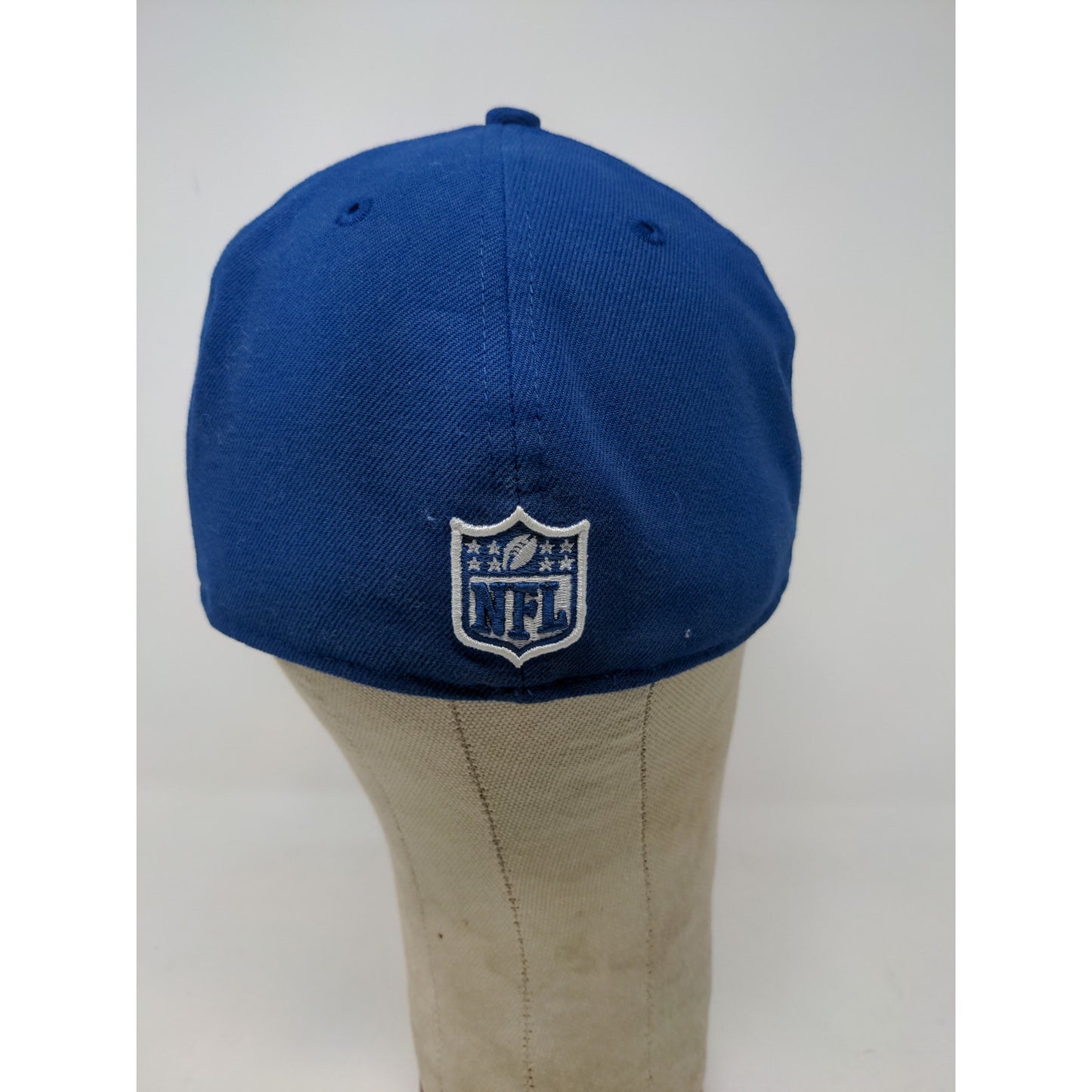 NFL Indianapolis Colts New Era 59Fifty Fitted Hat Size 7 1/8 Blue Embroidered