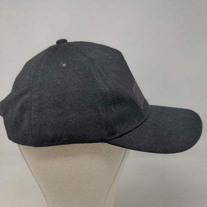 Burn Box Men's Double Snapback Hat Black OSFM 100% Cotton Embroidered Logo