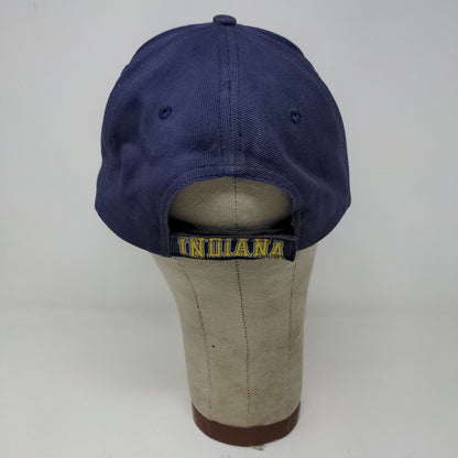 NBA Indiana Pacers Strapback Hat Blue Yellow OSFA Embroidered Logo