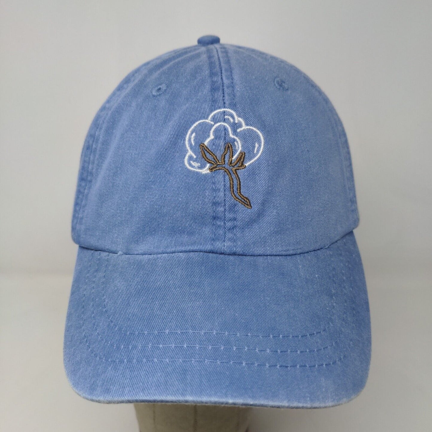 Adams Men's Slideback Hat Blue Embroidered Cotton Plant 100% Cotton