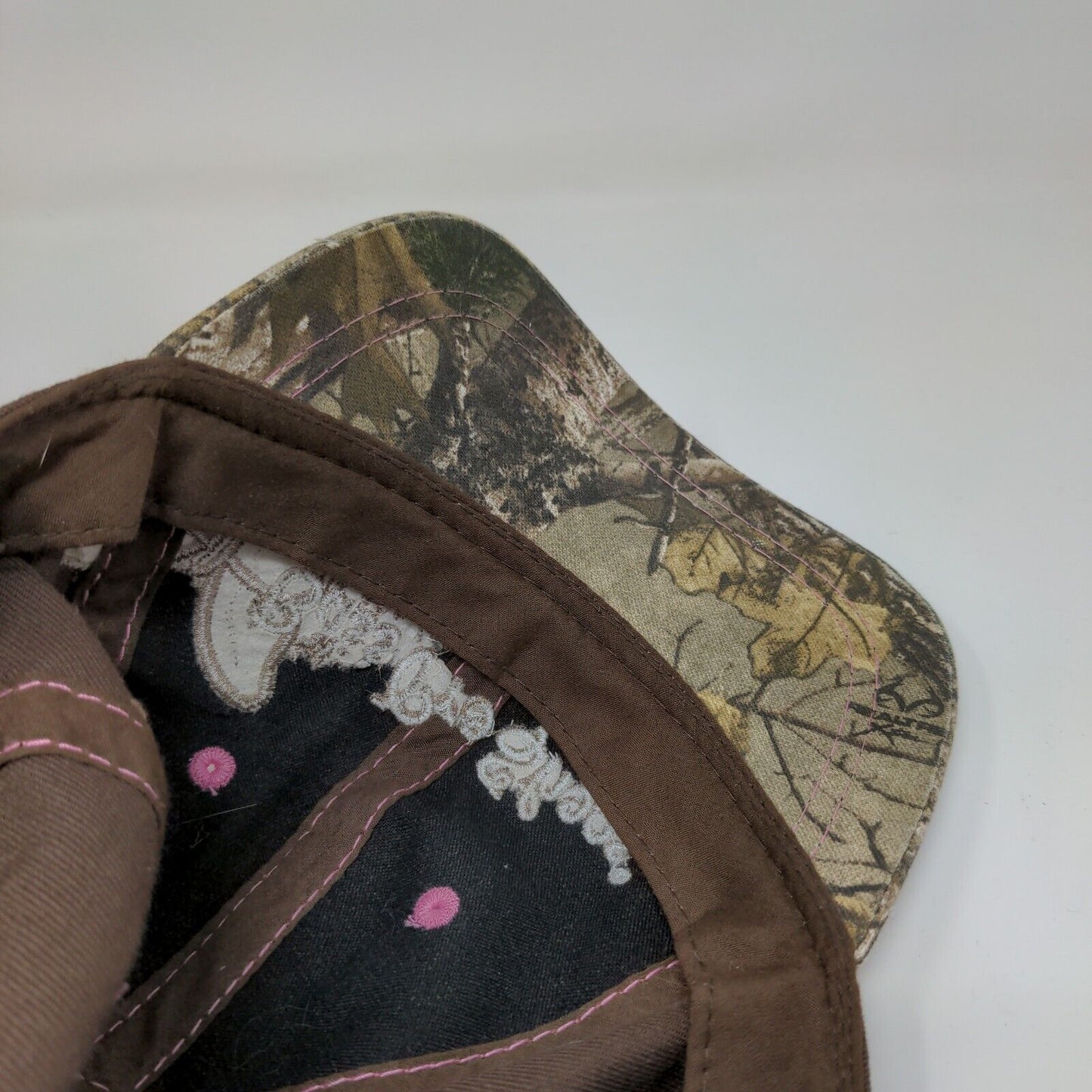 Bass Pro Shops Girls Strapback Camo Hat Brown Camo Size Youth Embroidered