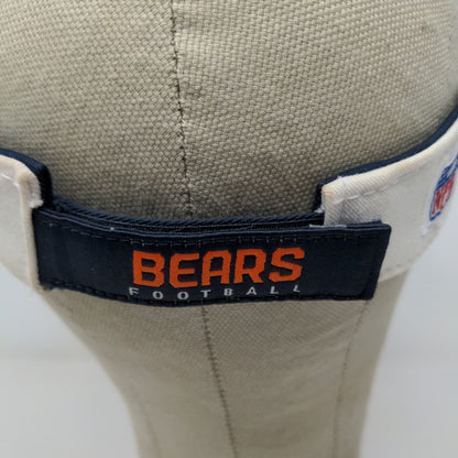 Reebok NFL Chicago Bears Strapback Sun Visor Blue OSFA Embroidered Logo