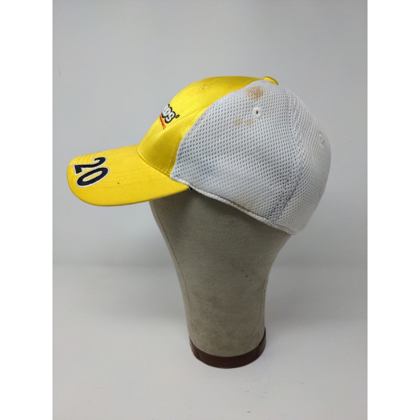 Menards Indy Car Series Vision Racing Hat #20 One Fit Yellow White Meshback
