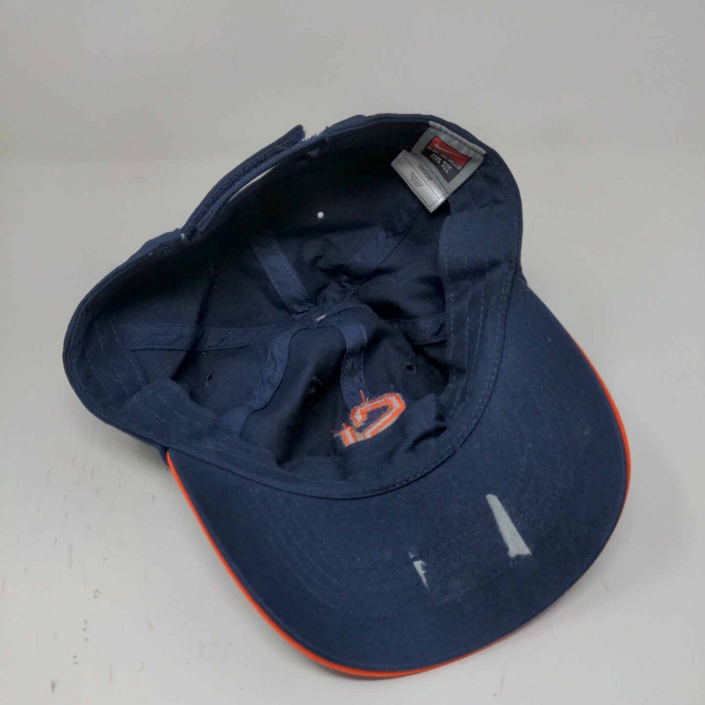 Nike Syracuse University Strapback Hat Retro Logo Blue OSFA Embroidered