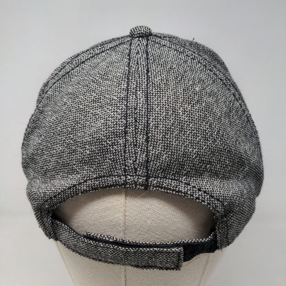 Unbranded Men's Strapback Hat Black Gray Size OS Blank Multifiber