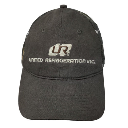 United Refrigeration Men's Strapback Hat Camo Adjustable Embroidered Logo