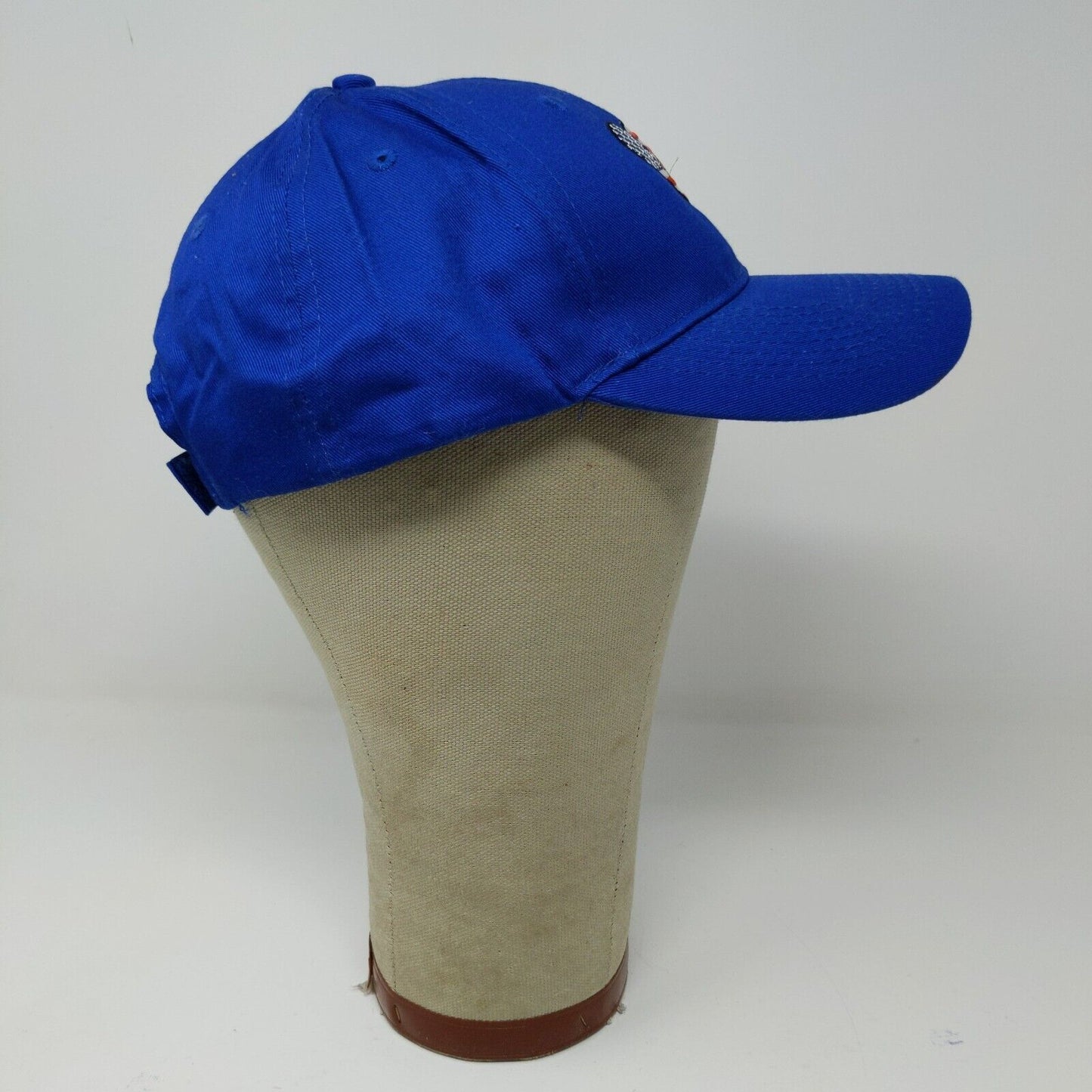 International Rotary Club Queensboro USA Mexico Flag Blue Hat Cap Adjustable
