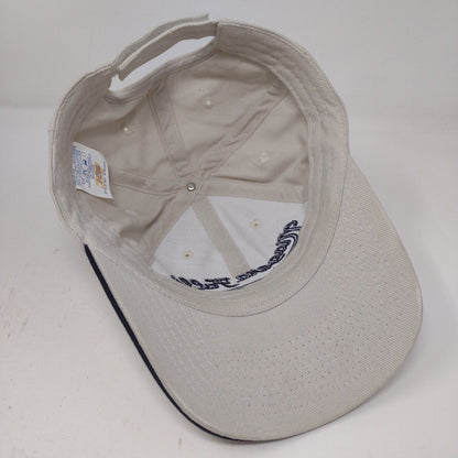 KP Men's Strapback Hat Beige OSFA Niagara Falls Canada Embroidered Logo