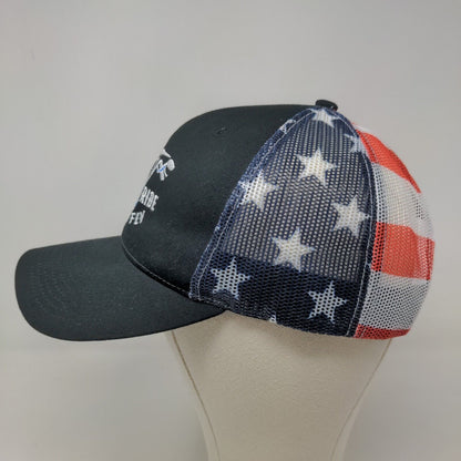 Unbranded Men's Snapback Mesh Back Hat Patriotic We Ride So They Fly Patriotic