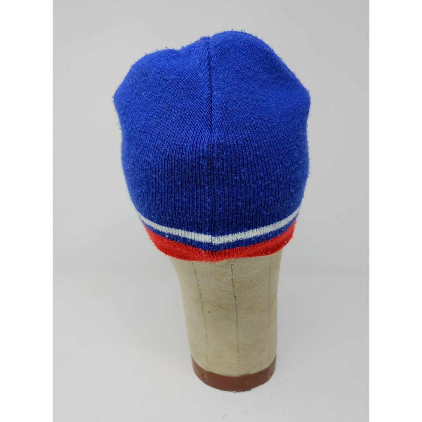 PrepGear Beanie Hat 100% Acrylic Red White Blue Embroidered WB Logo