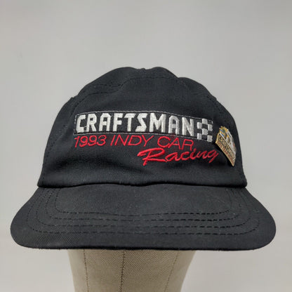 Craftsman Men's 1993 Indy Car Racing Hat Black OSFA Embroidered Logo Vintage