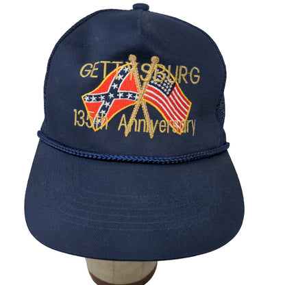 Sportsman Men's Snapback Mesh Back Hat Gettsysburg 135th Anniversary Embroidered