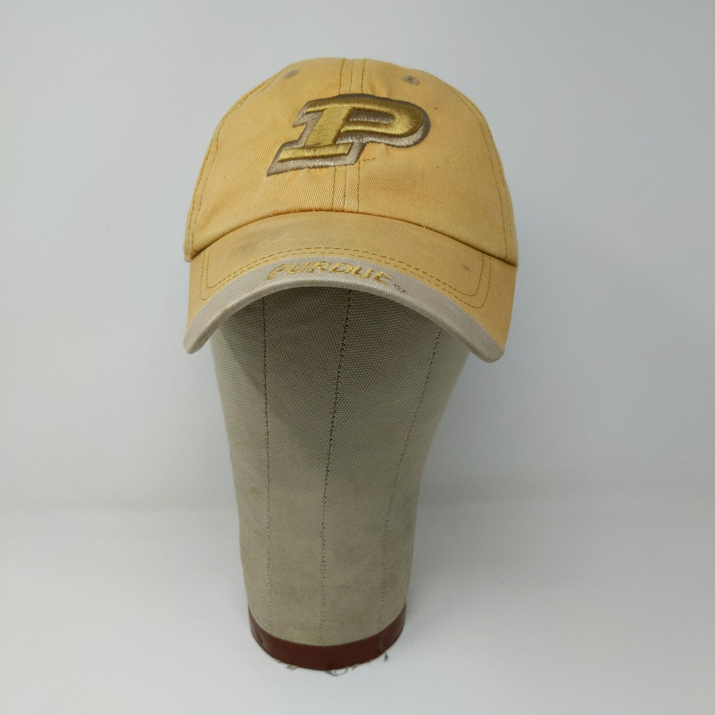 Captivating Headgear Purdue Boilermakers Embroidered Slideback Hat Tan