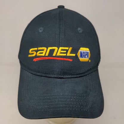 Sanel NAPA Men's Strapback Hat Black Adjustable Embroidered Logo