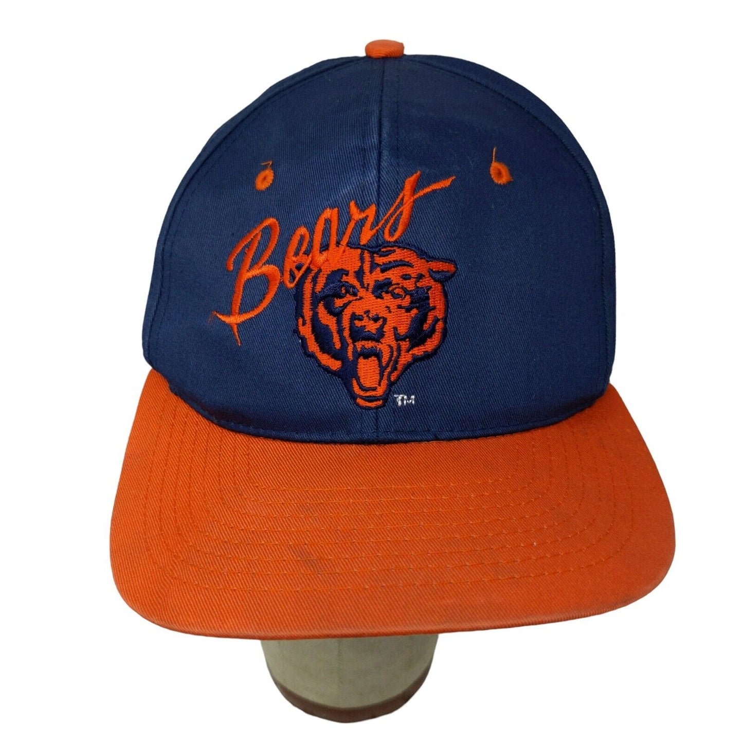 Team NFL Chicago Bears Snapback Hat Blue Orange OSFA Embroidered Logo