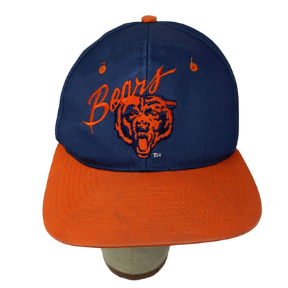 Team NFL Chicago Bears Snapback Hat Blue Orange OSFA Embroidered Logo