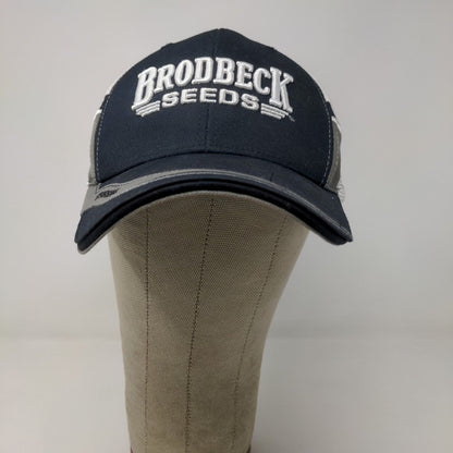 Brodbeck Seeds Men's Strapback Hat Multi OSFA Meshback Embroidered Logo