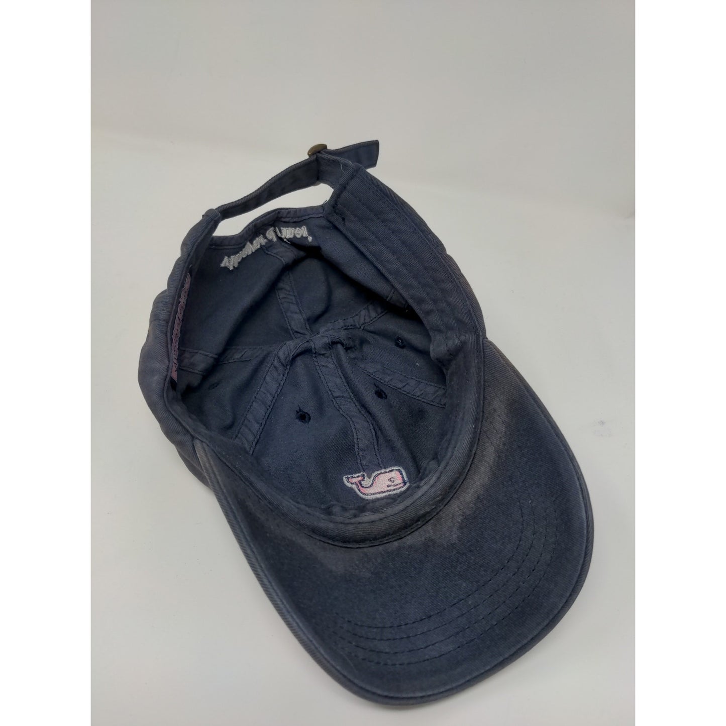 Vineyard Vines Martha's Vineyard Slideback Hat Embroidered Whale Logo Blue