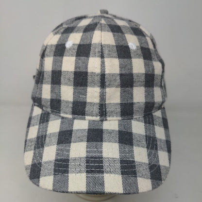 Cocus Pocus Men's Slideback Hat Multicolor Plaid Pattern Size OS Poly Blend